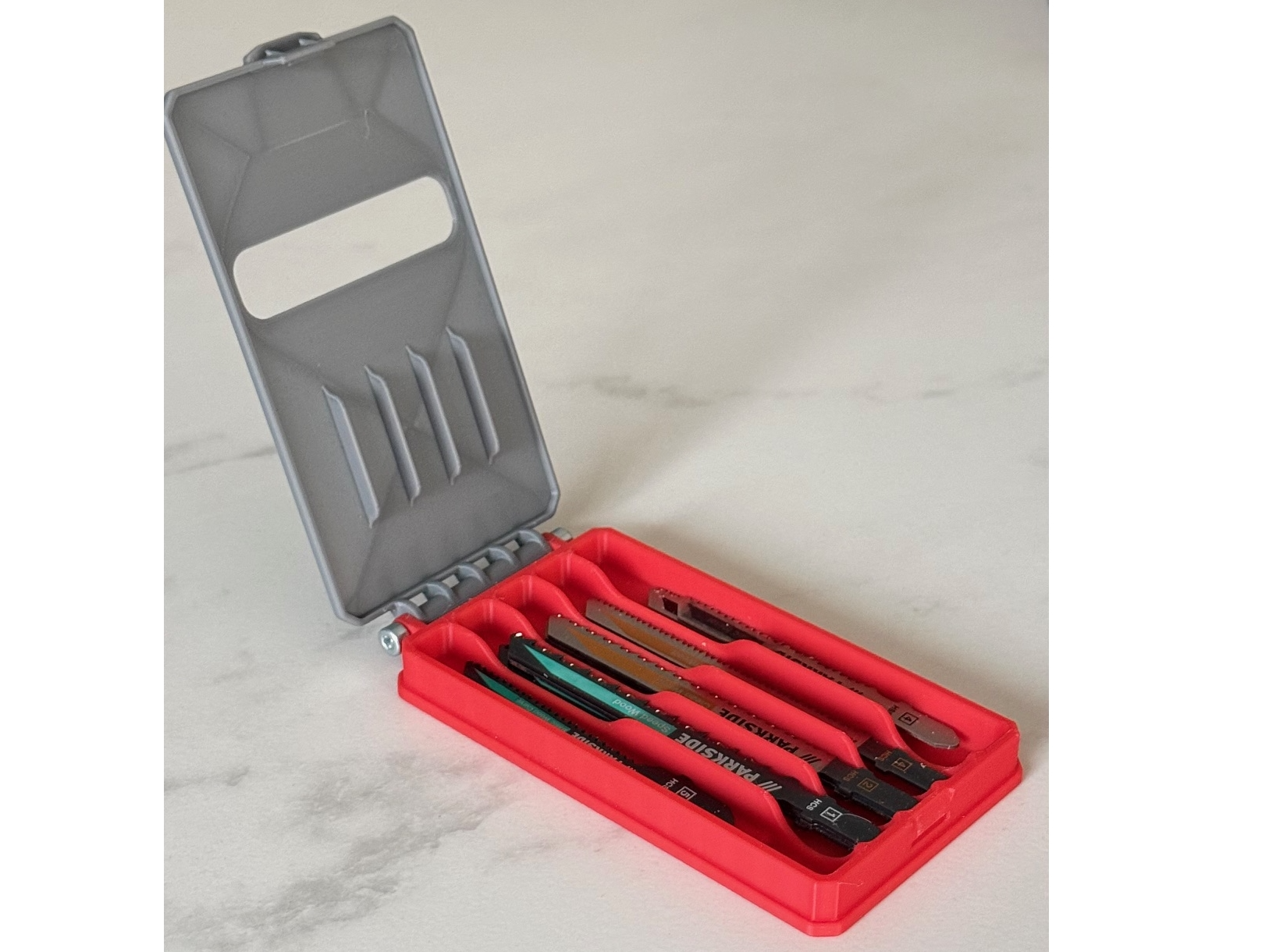 Boite de rangement de lames de scie Sauteuse