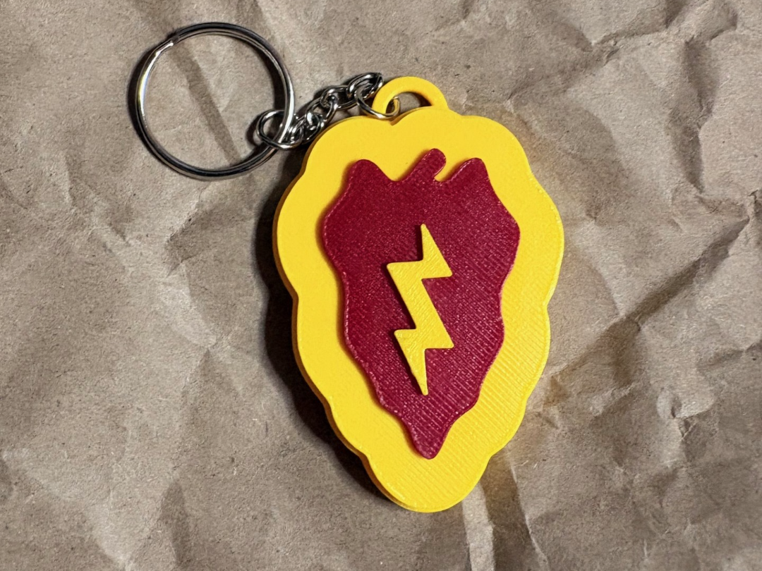 25th Infantry keychain