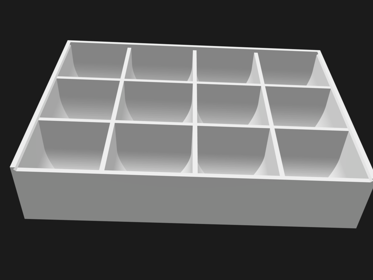 Box with sliding Lid to storage Resin Hole Plugs
