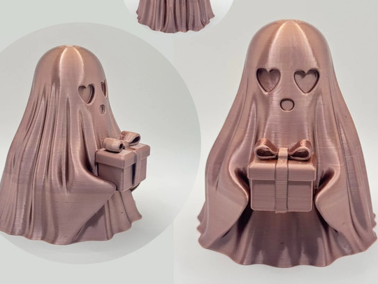 Halloween Ghost & Gift Box Ornament