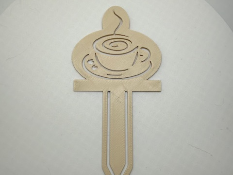 COFFEE CUP BOOKMARK