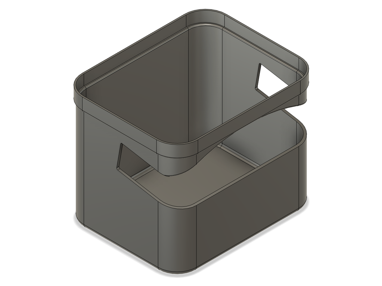 Desk Edge Trash Bin