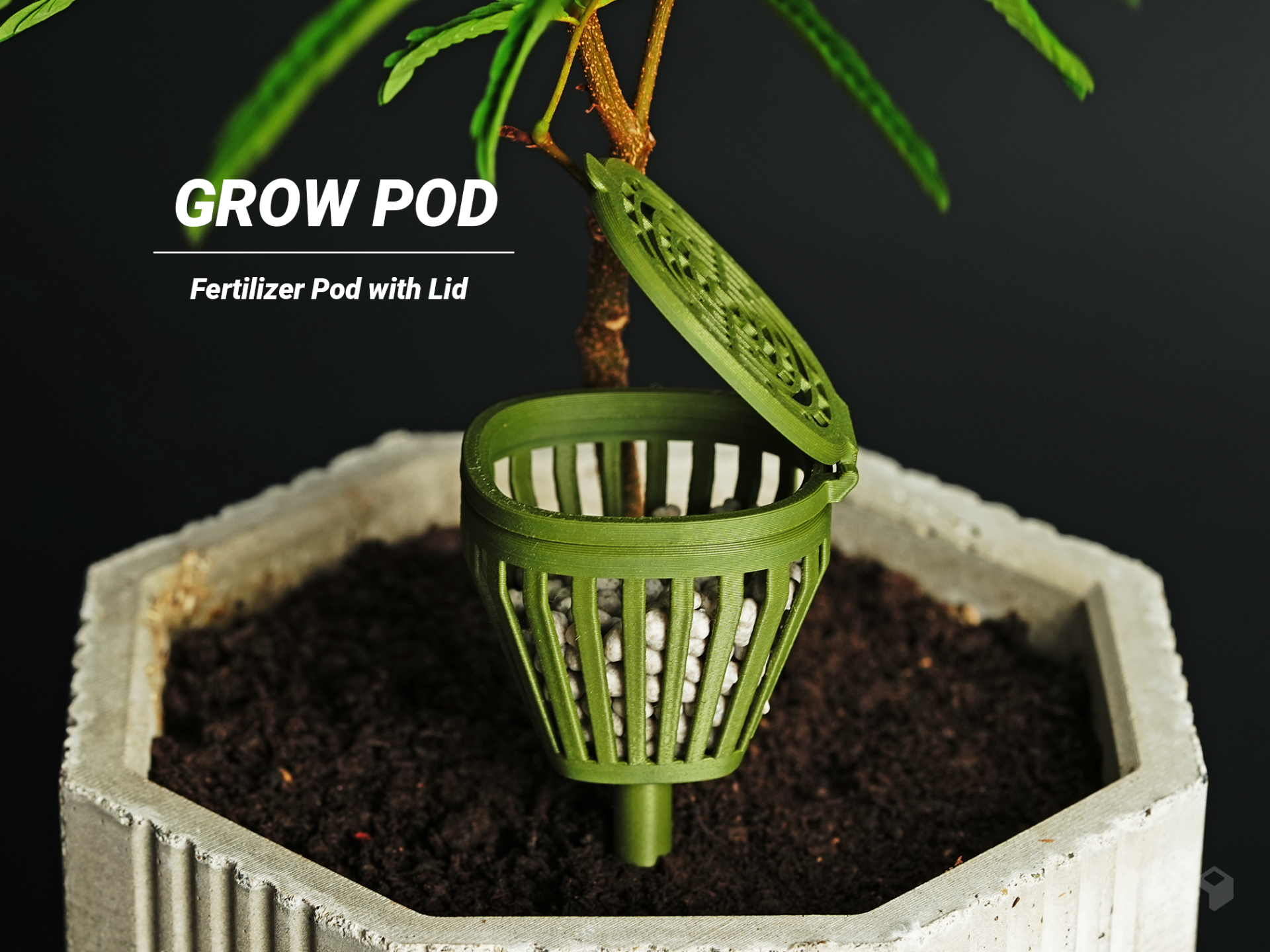 Fertilizer Basket with Lid