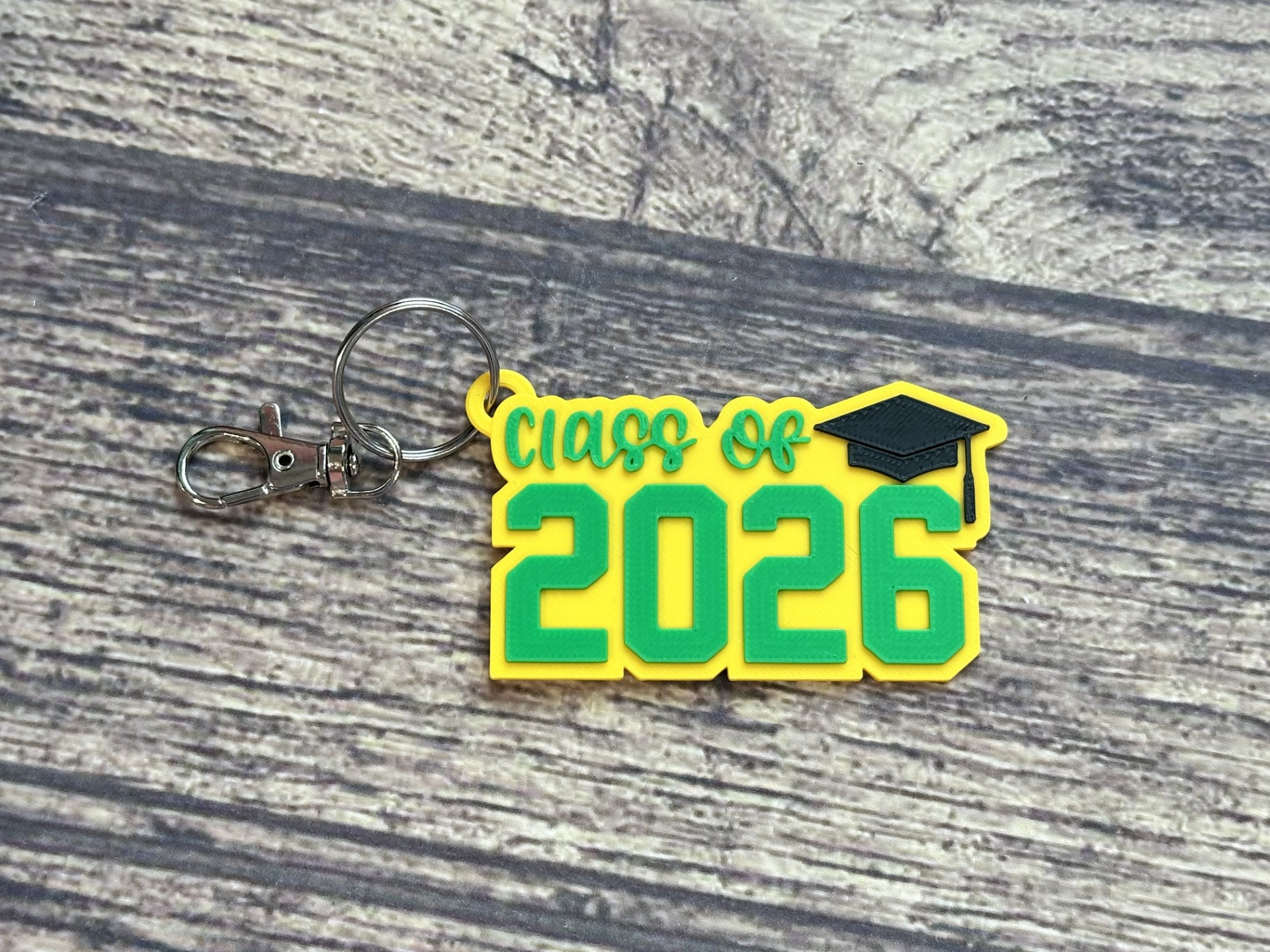 Class of 2026 graduation keychain