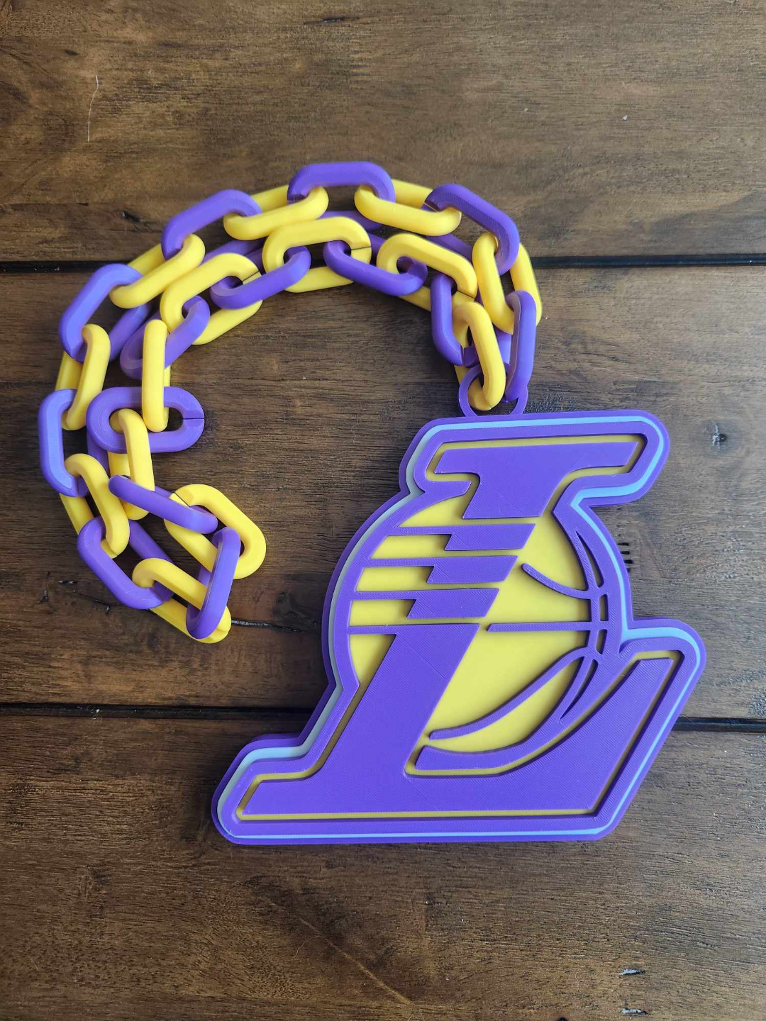 Los Angeles Lakers Alternate Logo Jumbo Necklace
