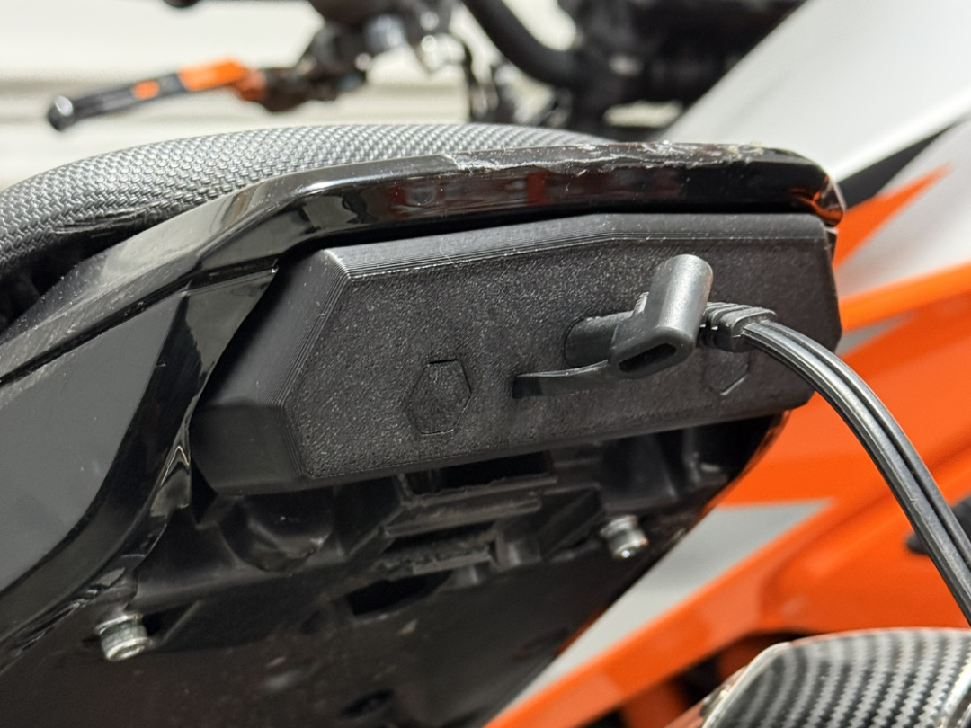 Honda Grom Tail Light Blank w/ Charging Port