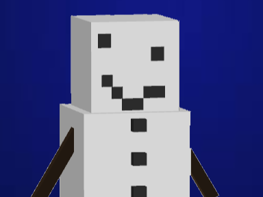 Snow golem without hat