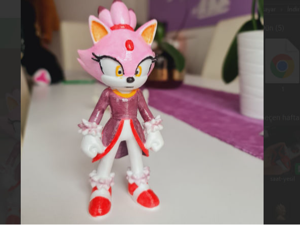 Blaze the Cat 3D Printable Model