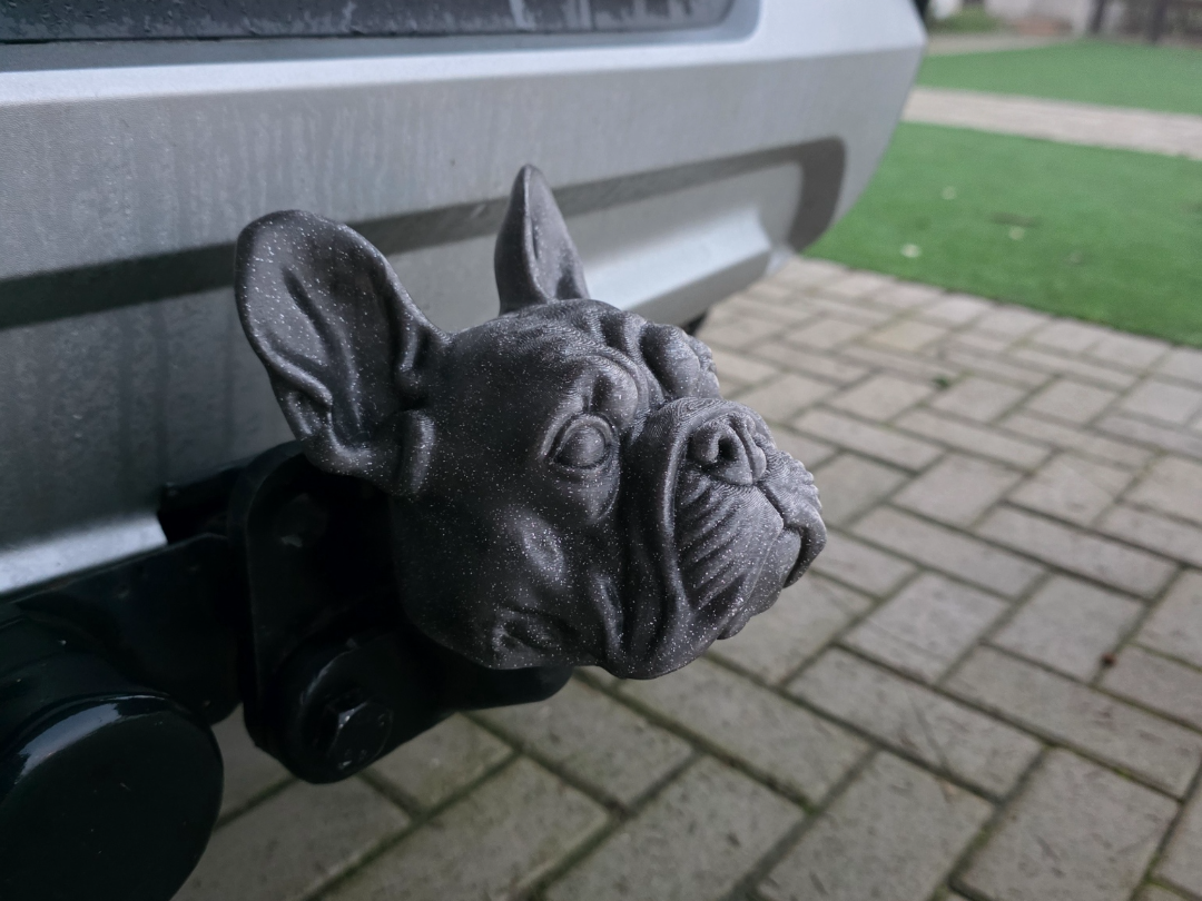 French Bulldog Tow Hitch/Ball Cover
