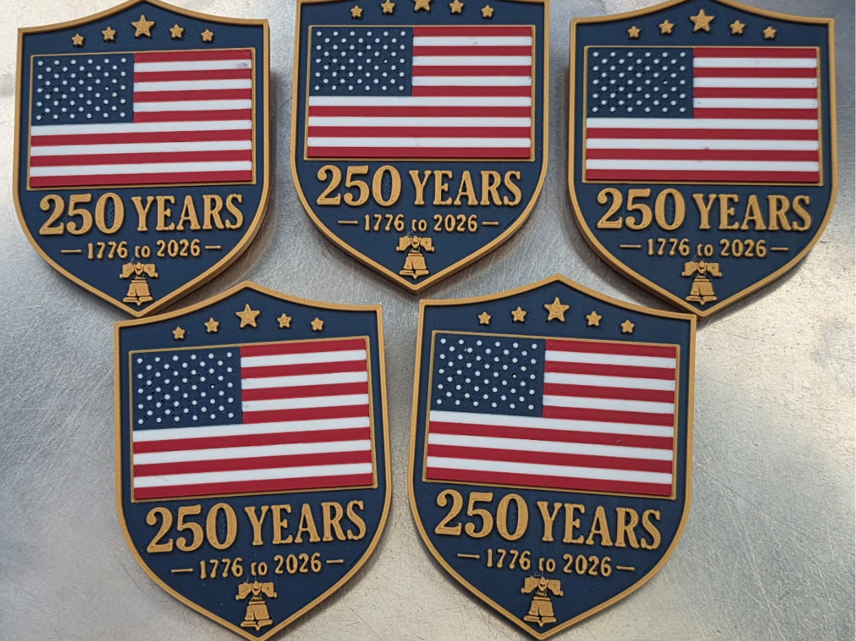America 250 badge pin