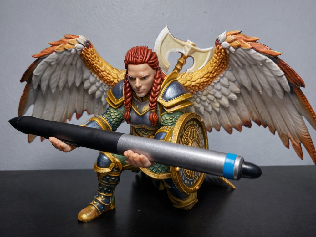 Valkyrie's Vow: The Ultimate Artist’s Pen Throne