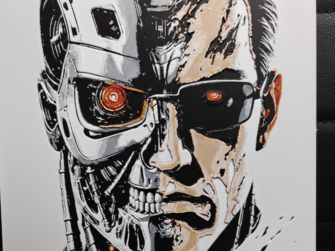 Terminator Close-up Arnold Schwarzenegge