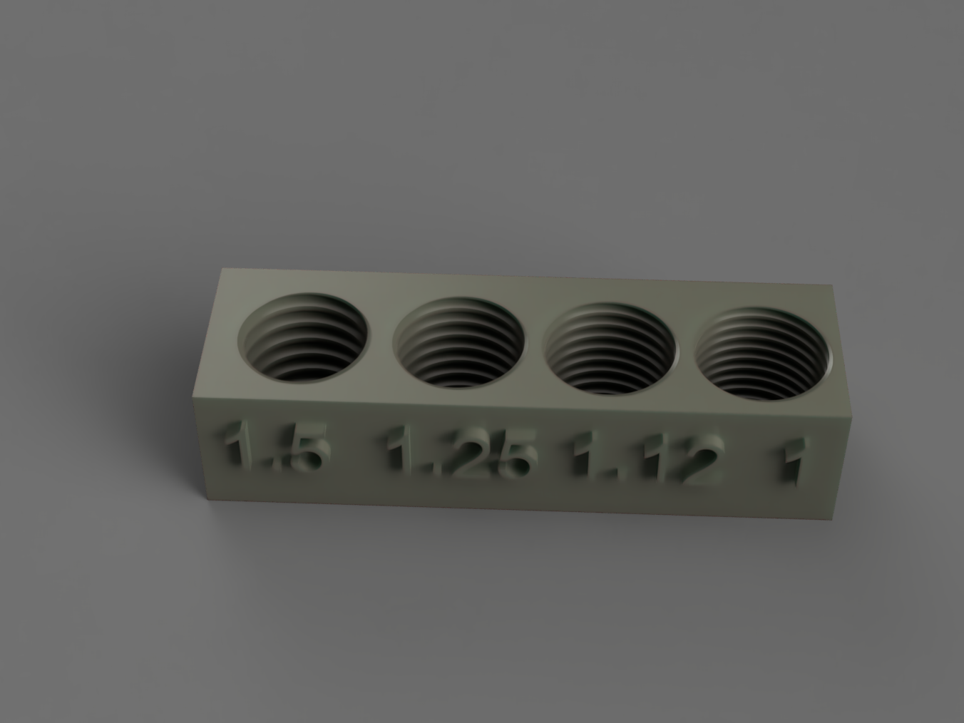 M10 Screw Thread Test Board