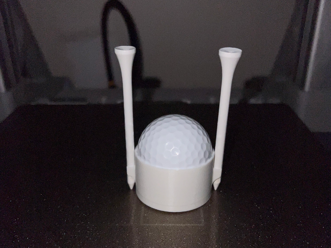 Wedding Favor Golf Ball 2 Tee Holder