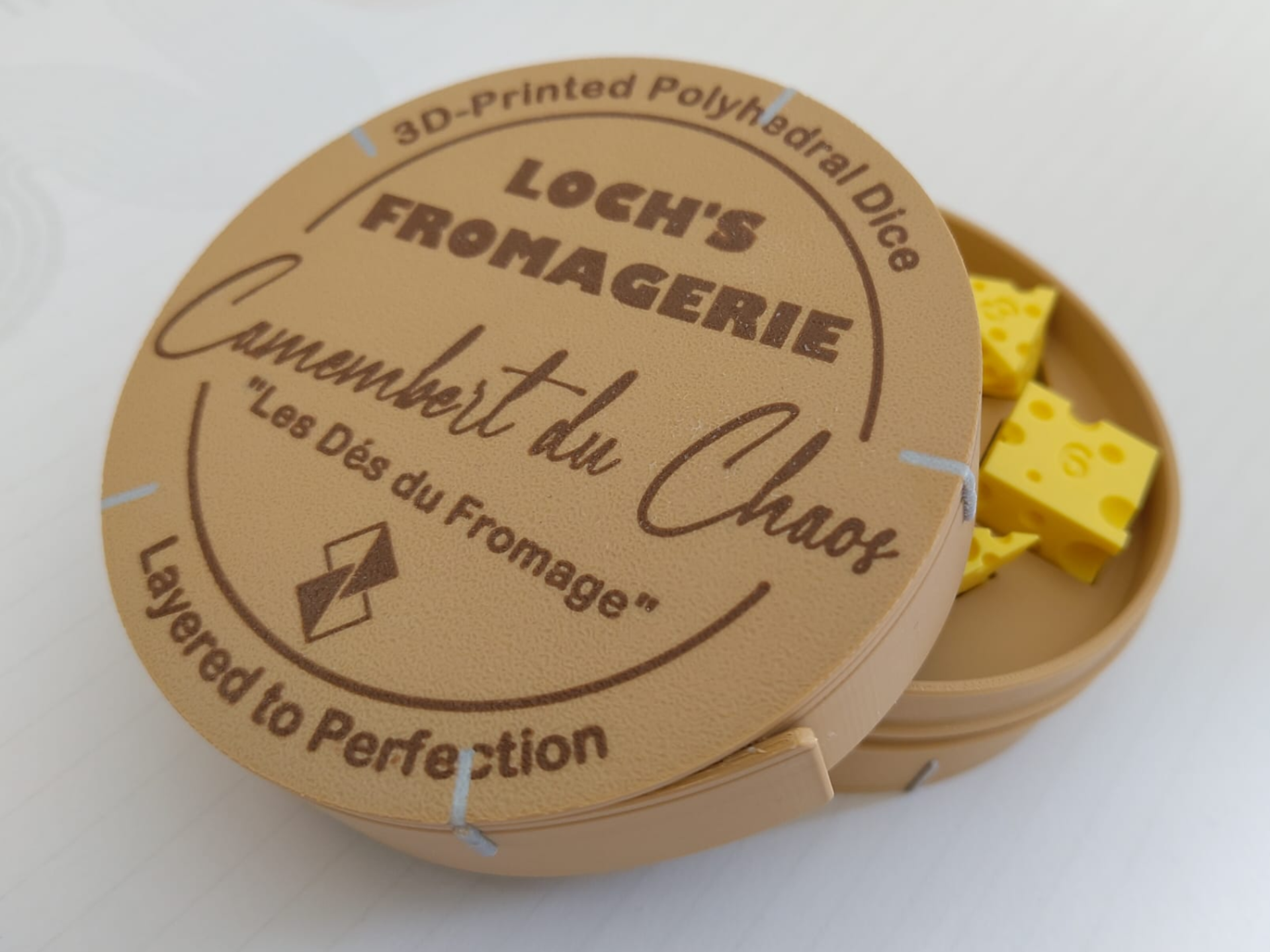 Cheese Dice - Polyhedral Dice