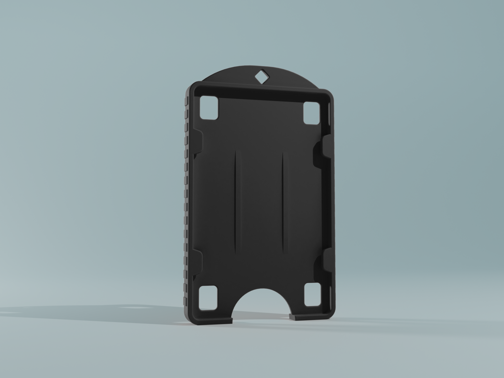 Keycard holder double-sided