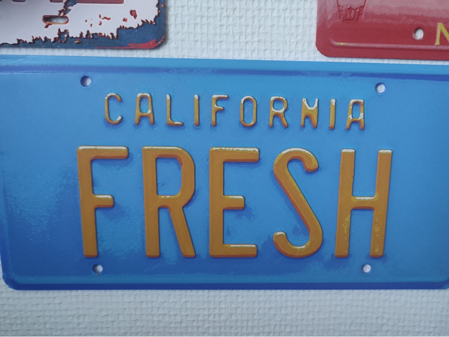 5-color HueForge Fresh Prince License Plate
