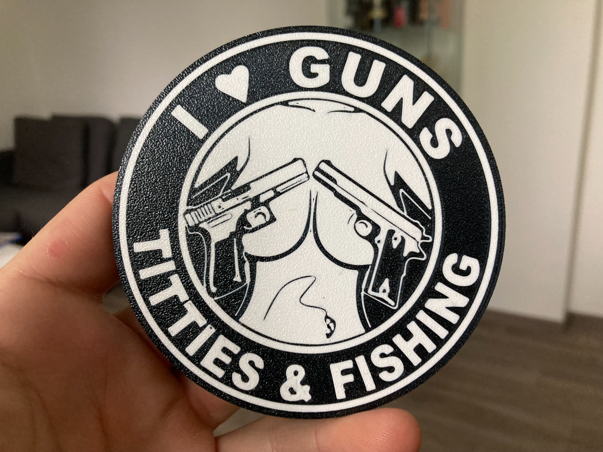 I love guns,...coaster