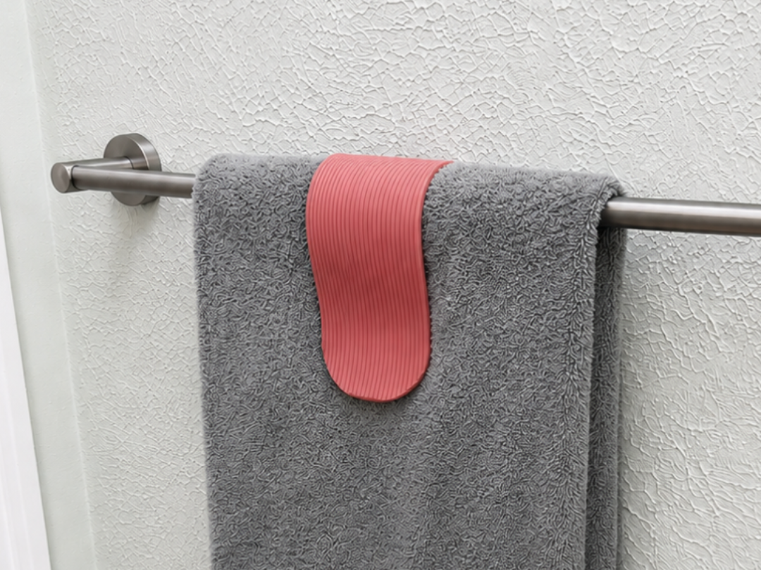 Flexible Towel Clip / Non-Slip Towel Retainer Rib