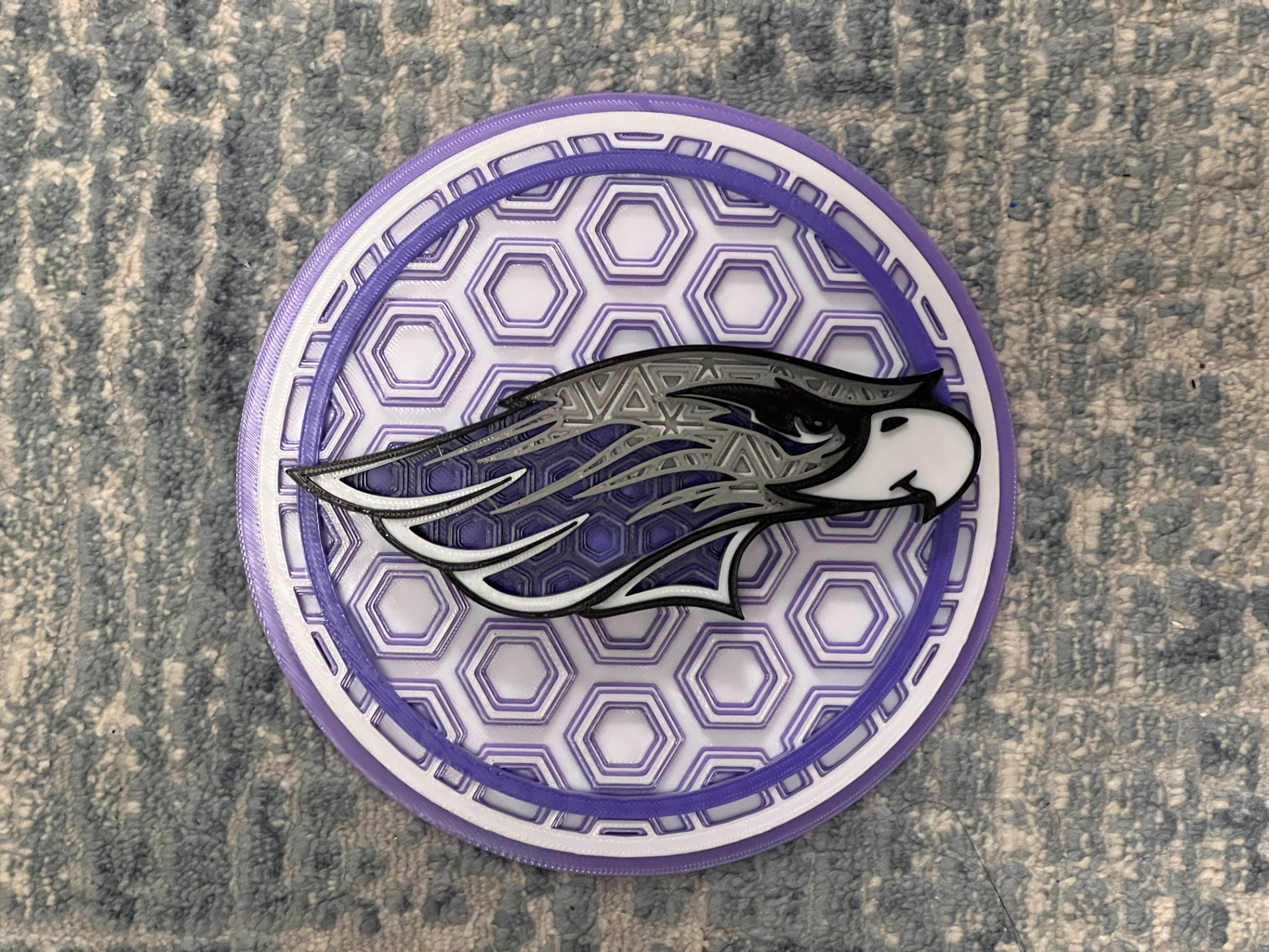 Wisconsin Whitewater Warhawks Dimensional Mosaic