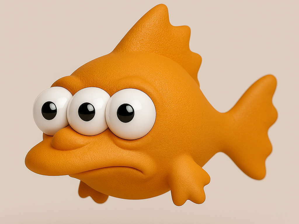 Blinky the Fish - The Simpsons - Adorable Model