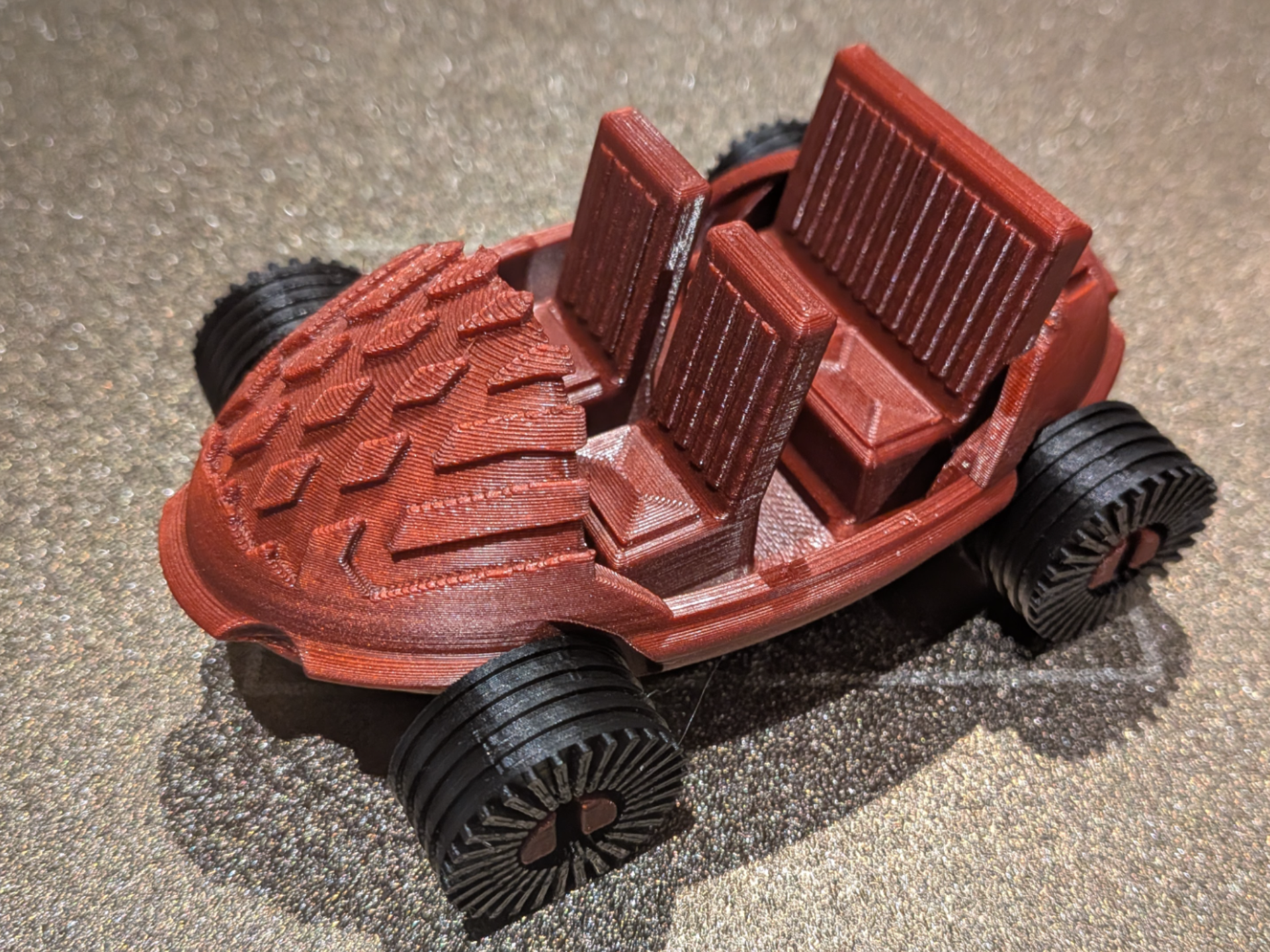 Rugged Toy Car With Great Wheels