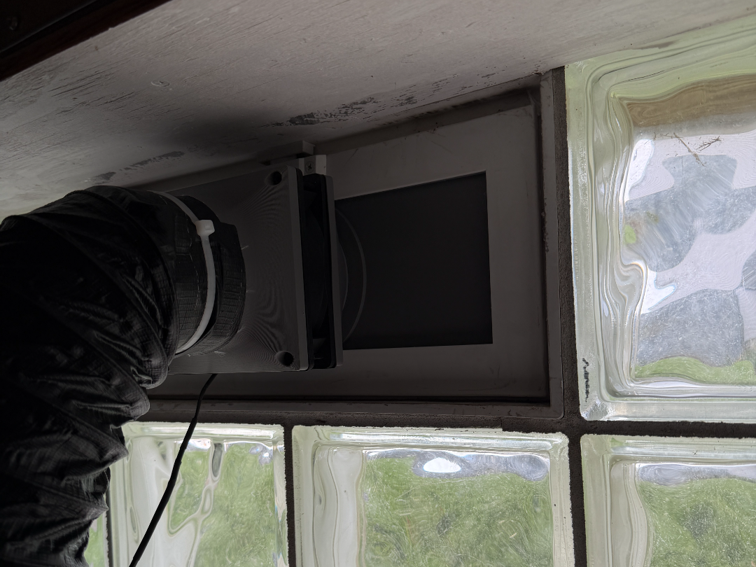 Basement Window Duct