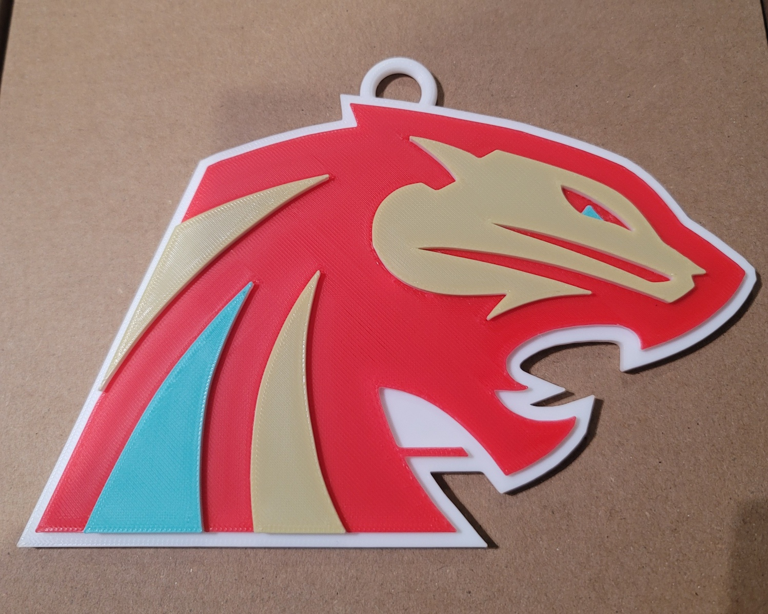 UFL MICHIGAN PANTHERS 3D Logo 180mm series