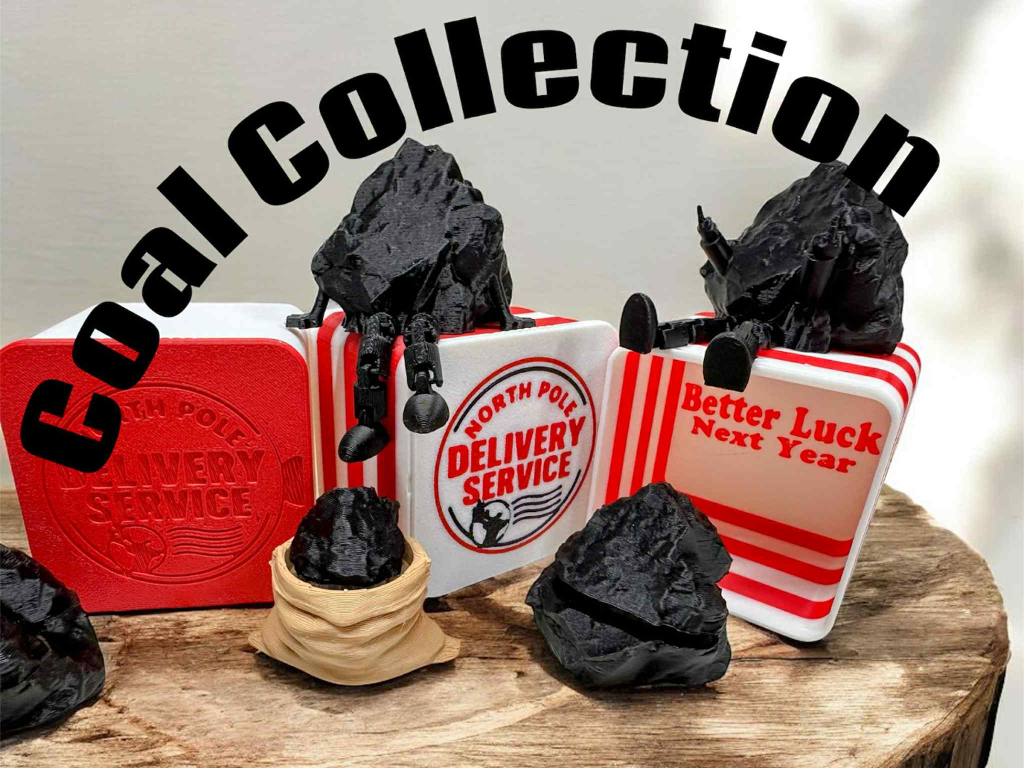 Naughty Coal Gifts Christmas Clicker and Buddy
