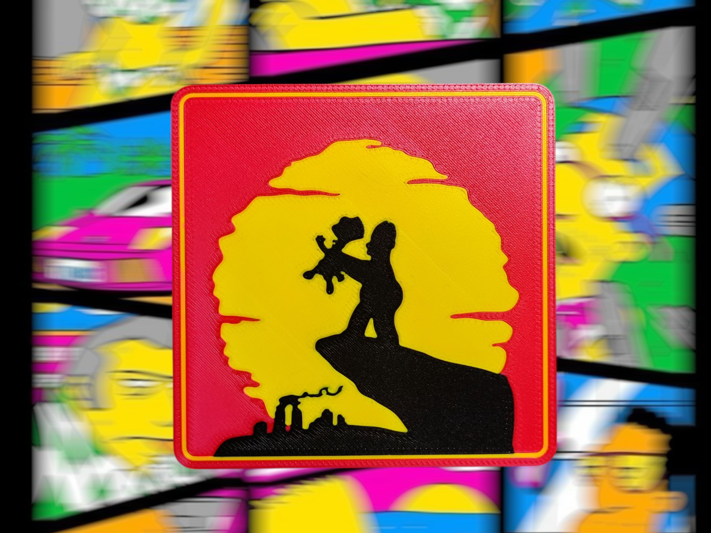 Sous Verre King_Simpson