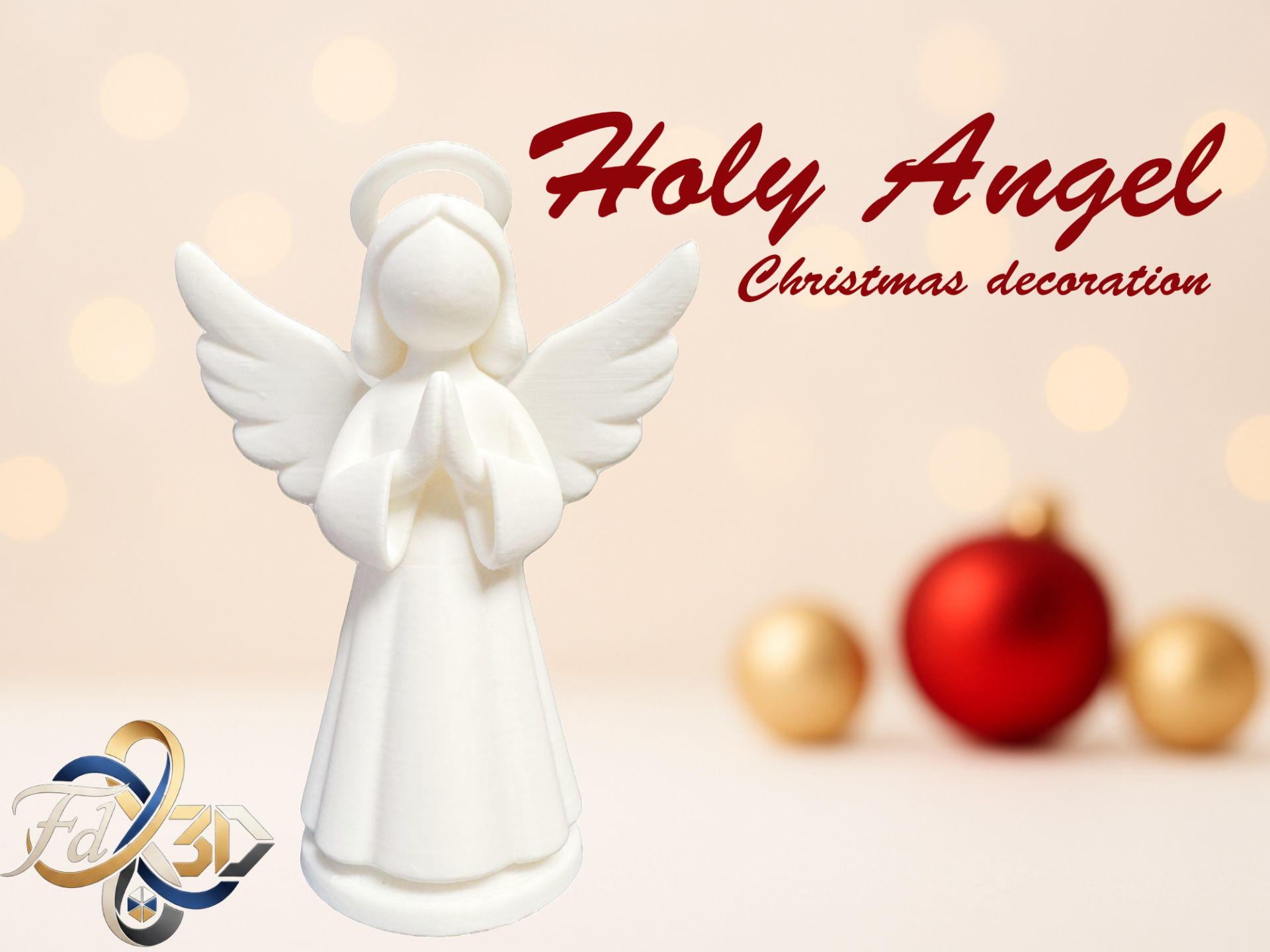 classic Angel Decoration for Christmas