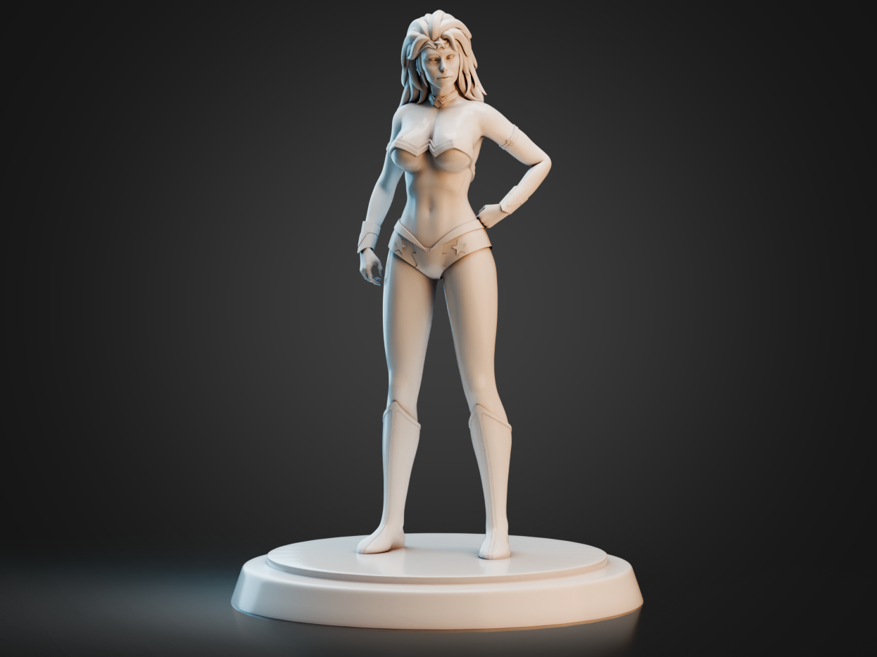Wonder Woman Bombshell (Pin-Up) Paintable Figurine