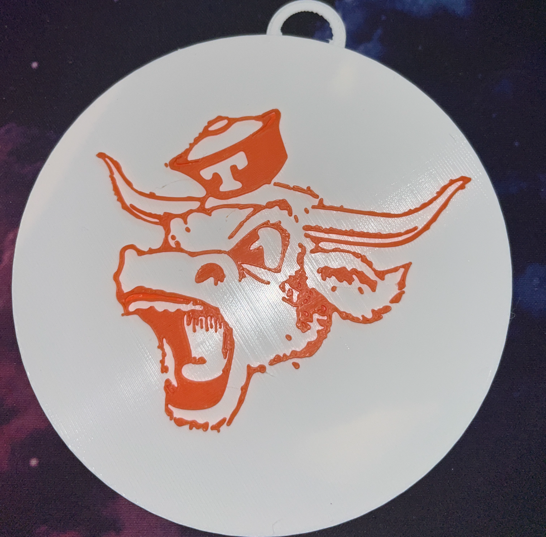 Texas Longhorns BIG CHAIN Medallion