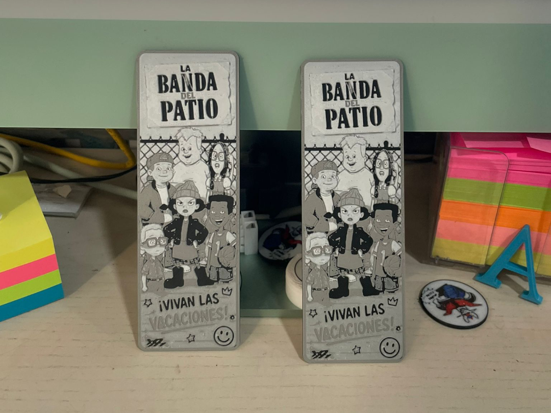 Marcapaginas la banda del patio