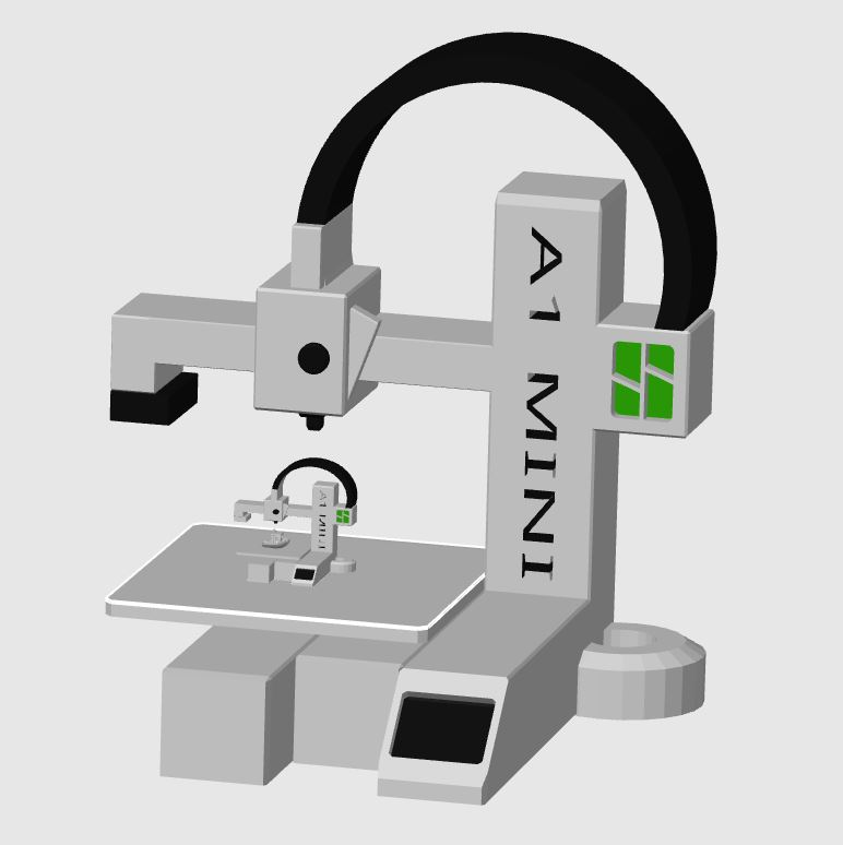 A1 Mini - Mini Figure ( not keychain) - Printing itself !