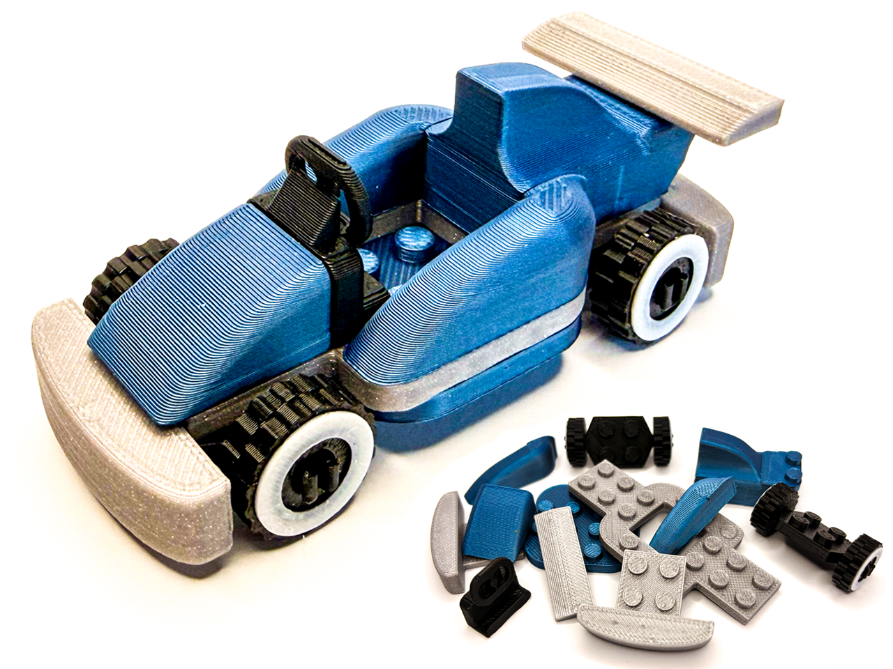 Racing kart kit bricks