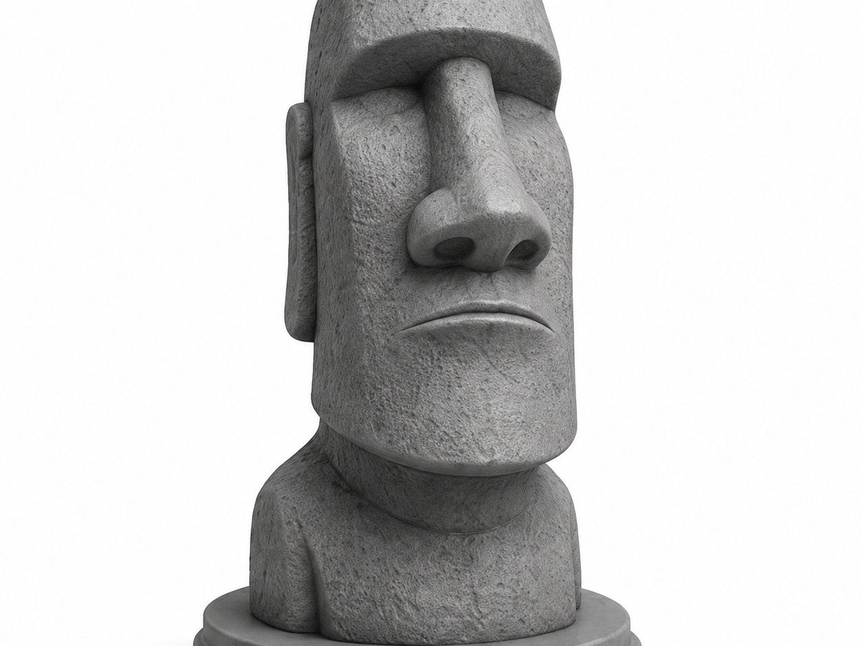 Moai head