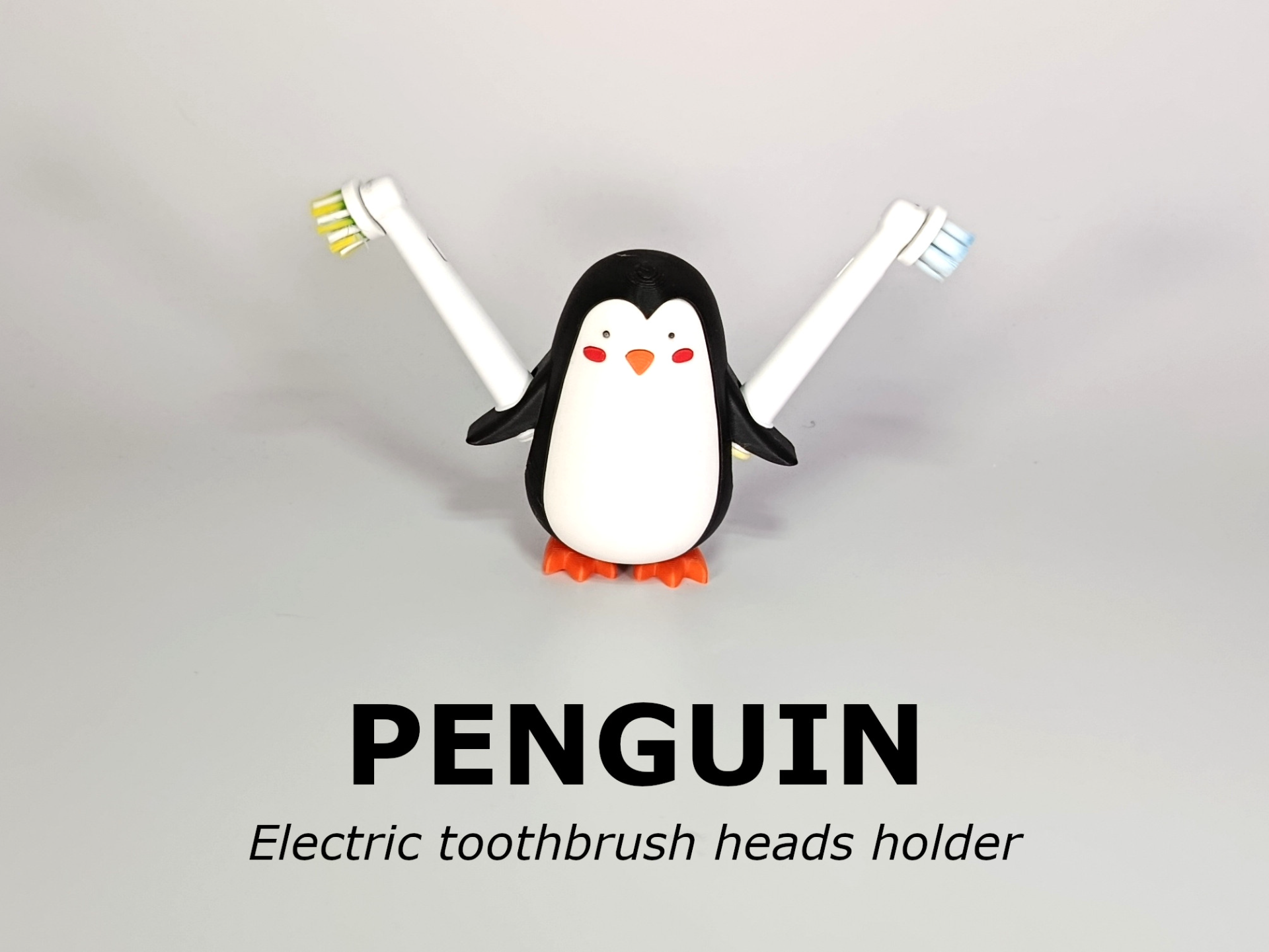 Penguin electric toothbrush heads holder | no AMS