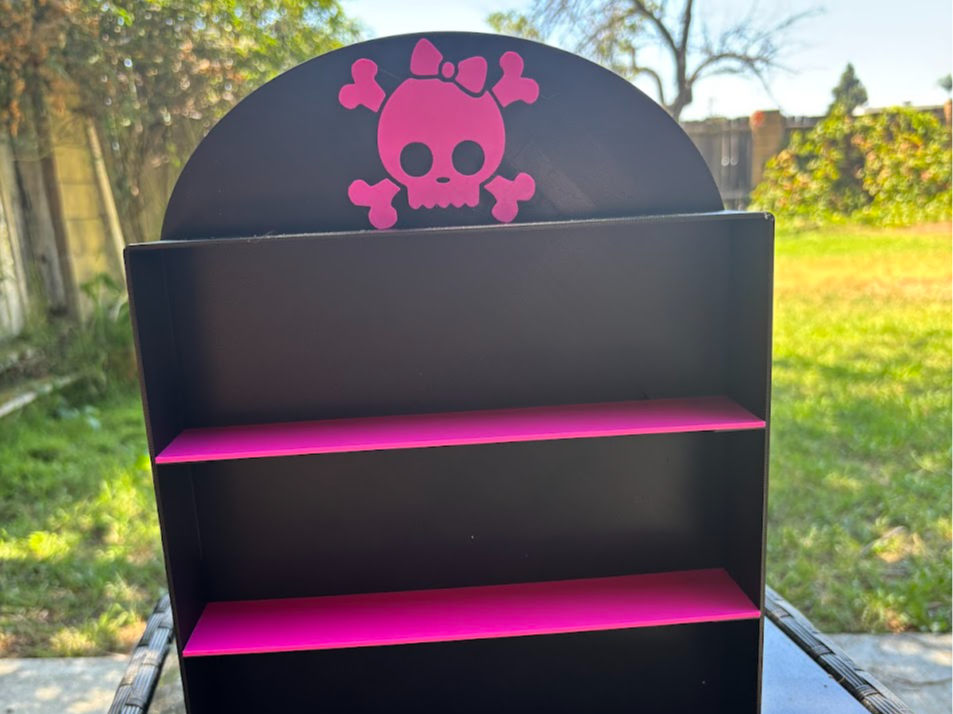 Cute Skull and Crossbones Display Shelf