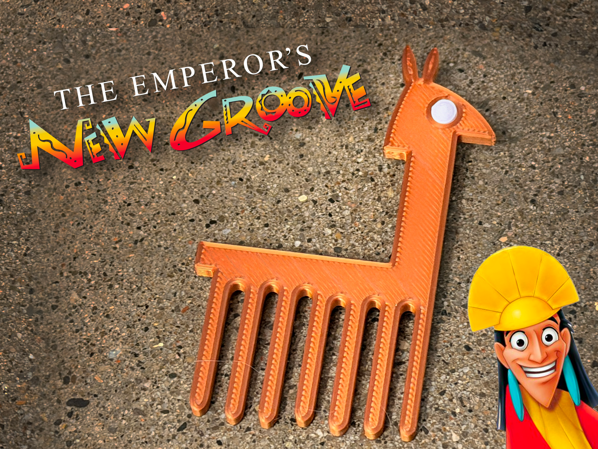 Kuzco's Royal Llama Comb - Emperor's New Groove