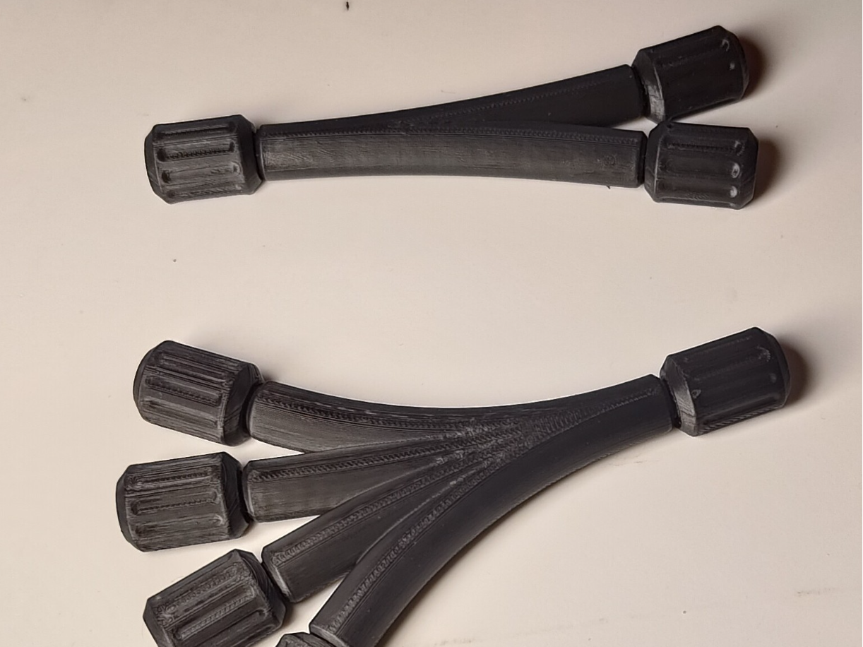 Threaded PTFE-y-splitter fully printable