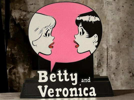 Betty and Veronica Kickstand - Comic Book Stand