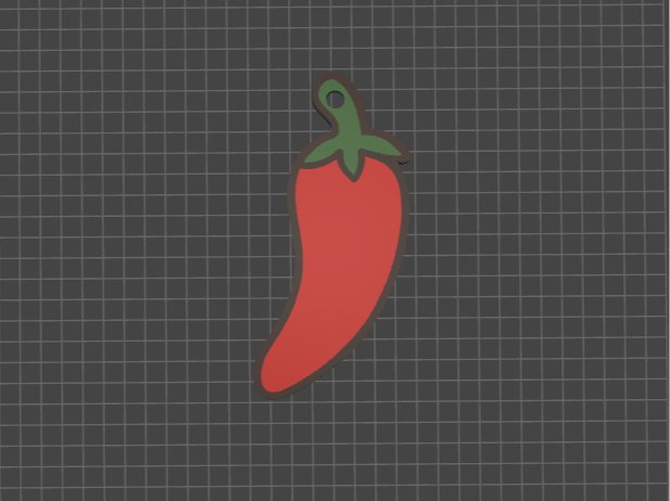 chilli pepper Keychain