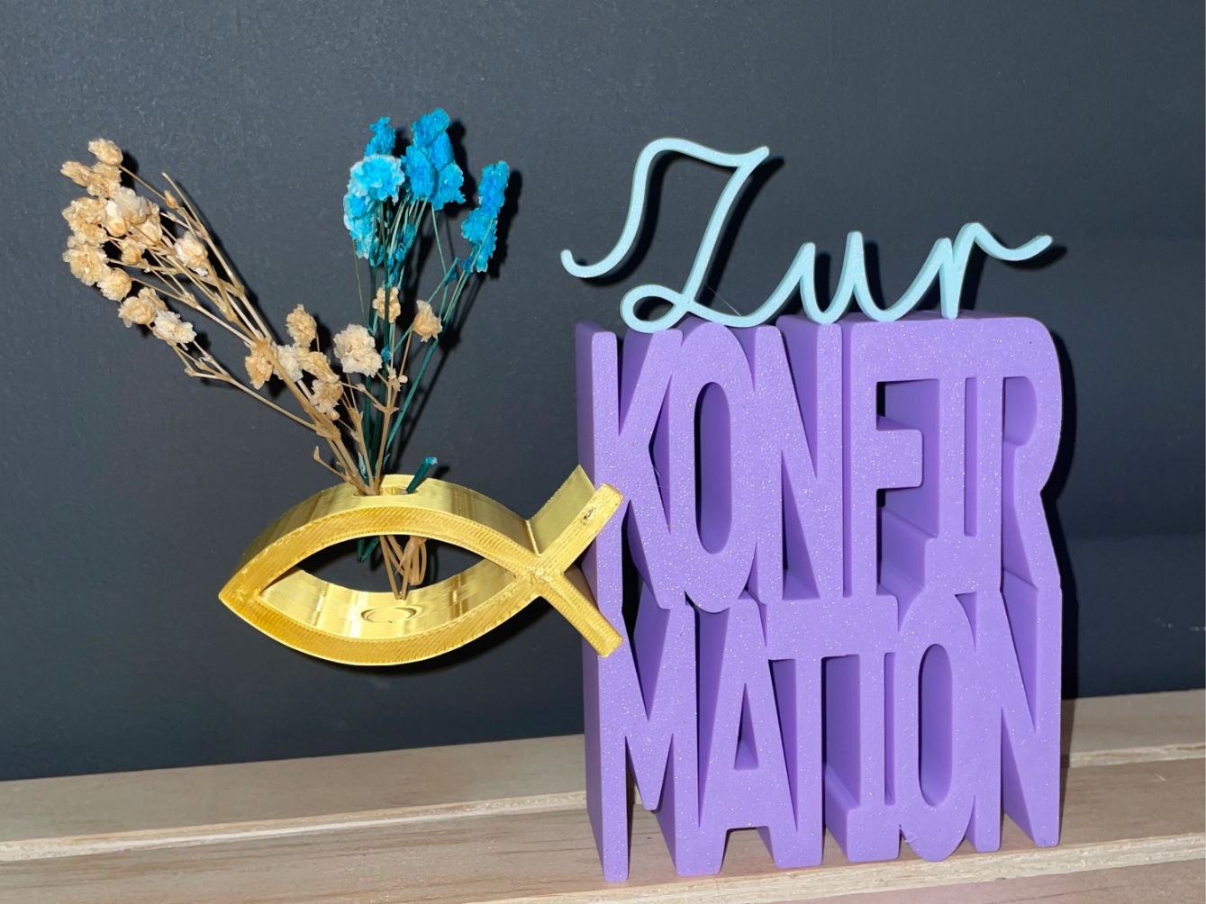 Confirmations Decoration Christian fish