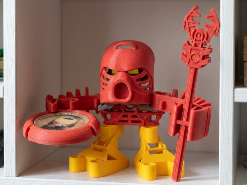 Matoran Fire Guard Arm + Staff – Bionicle  Matoran