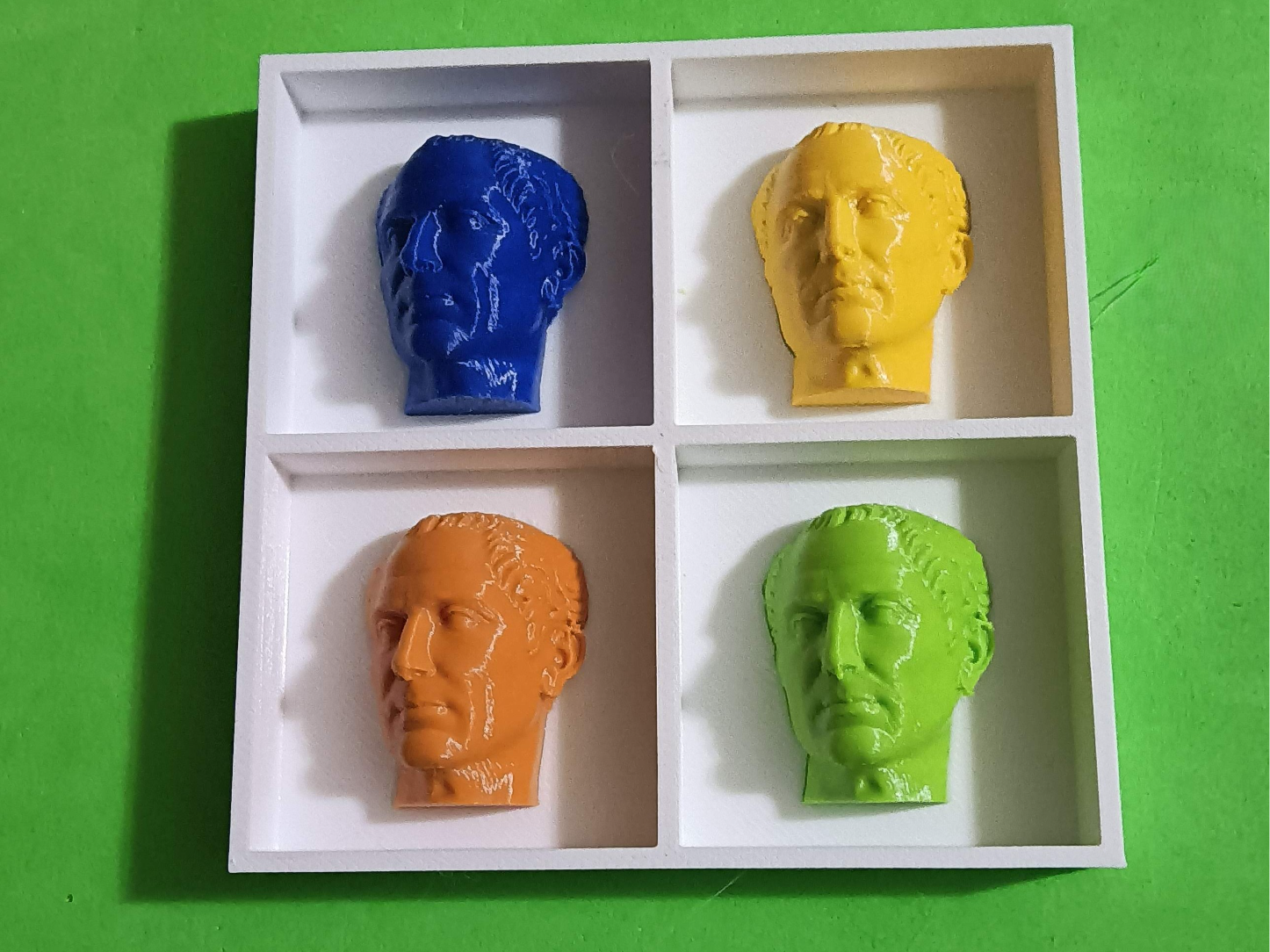 Julius Caesar heads - Pop Art - Andy Warhol Style