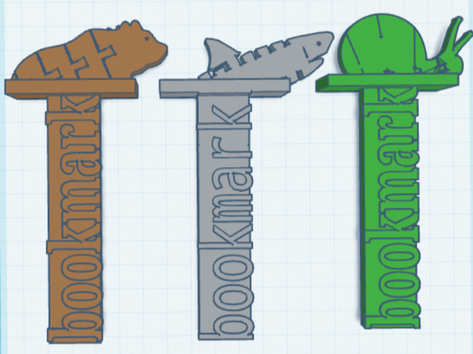 animal bookmark
