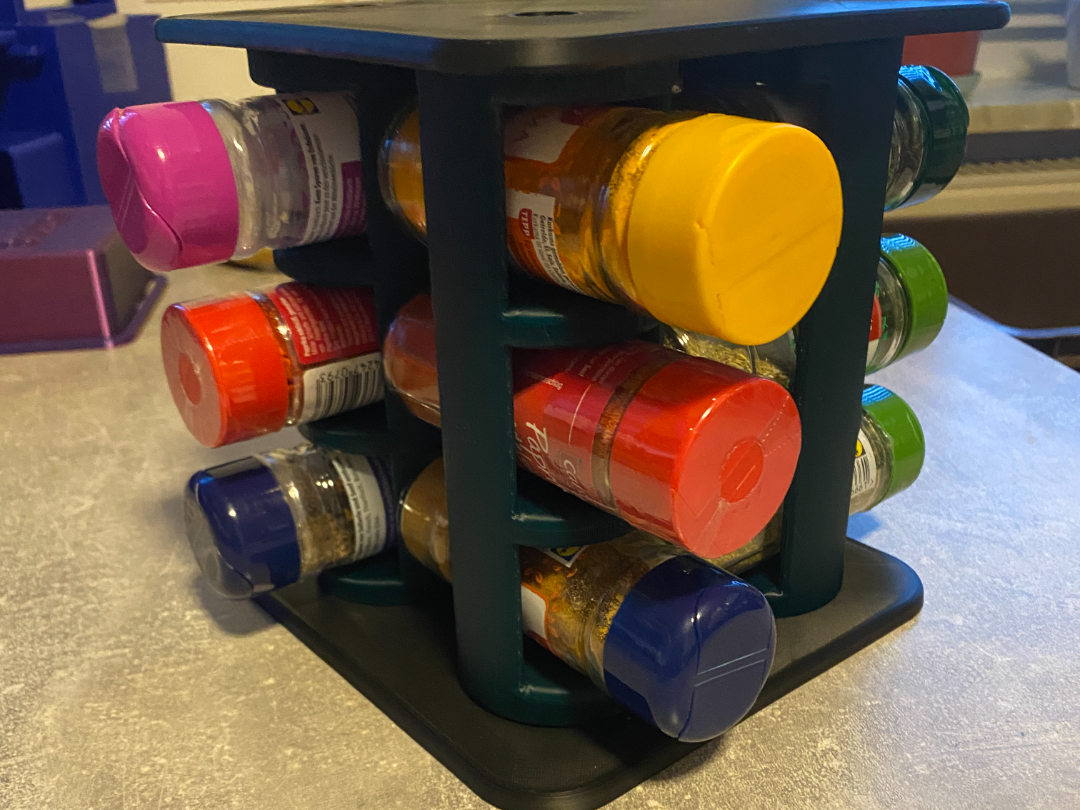 Modulares 3D Gewürzregal – stapelbar & erweiterbar
