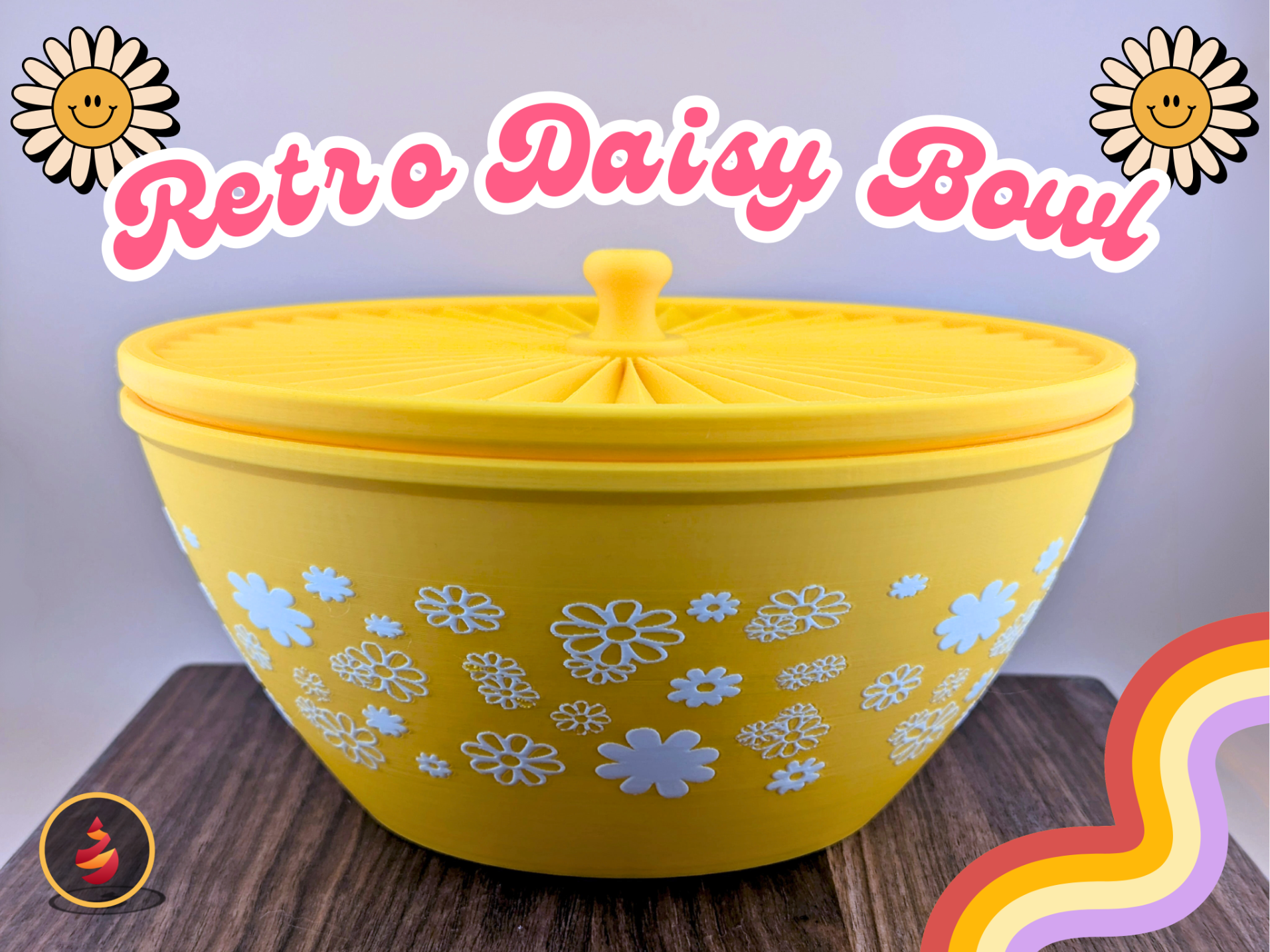 Retro Daisy Bowl