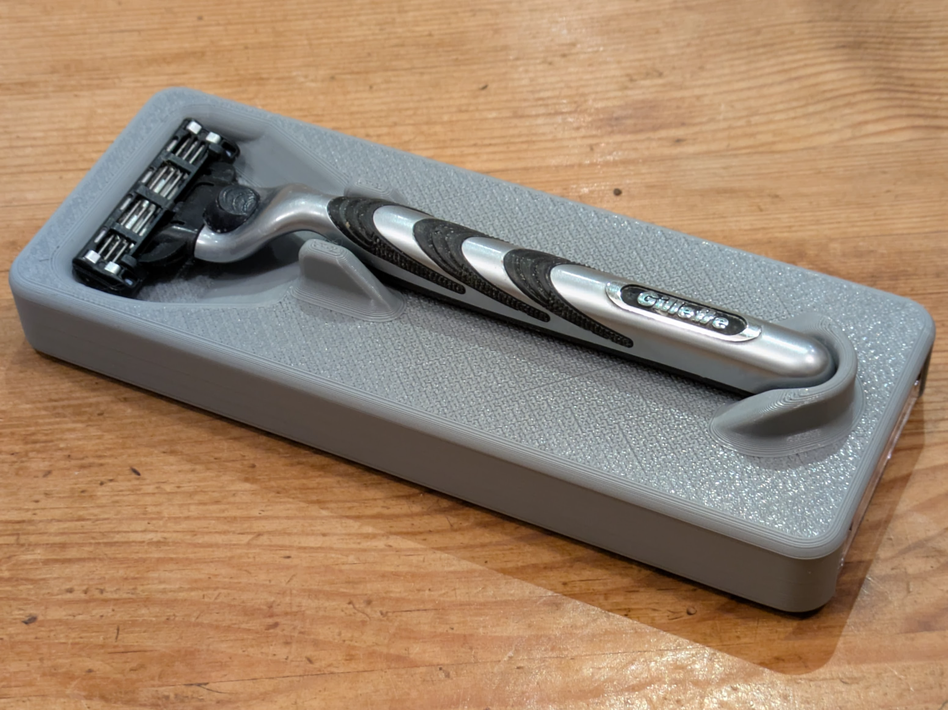 Gillette Mach3 Razor Stand, with blade storage